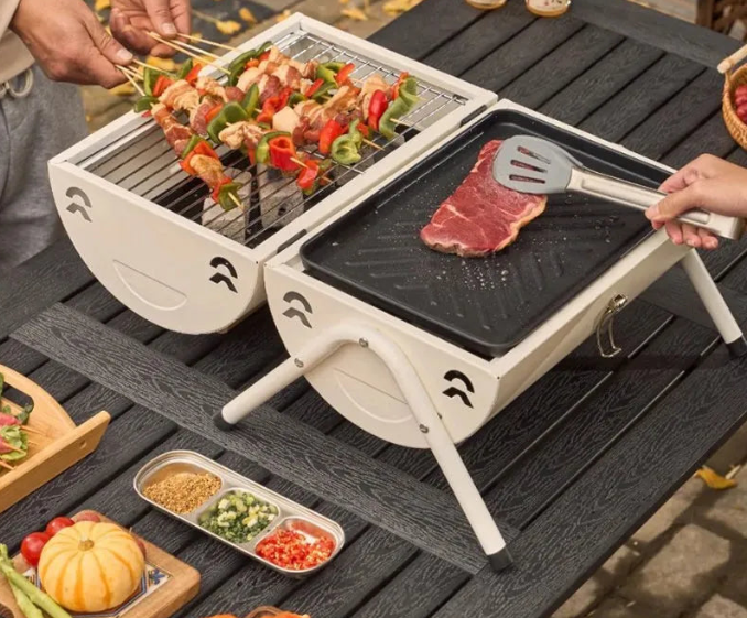Grille et cuisine extérieur