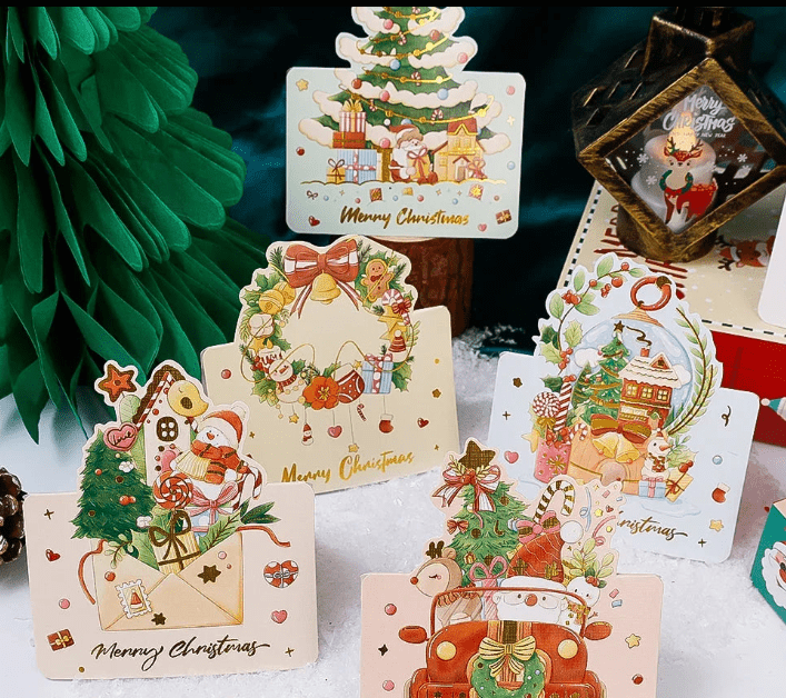 carte de vœux et carte postal - Zone shopping