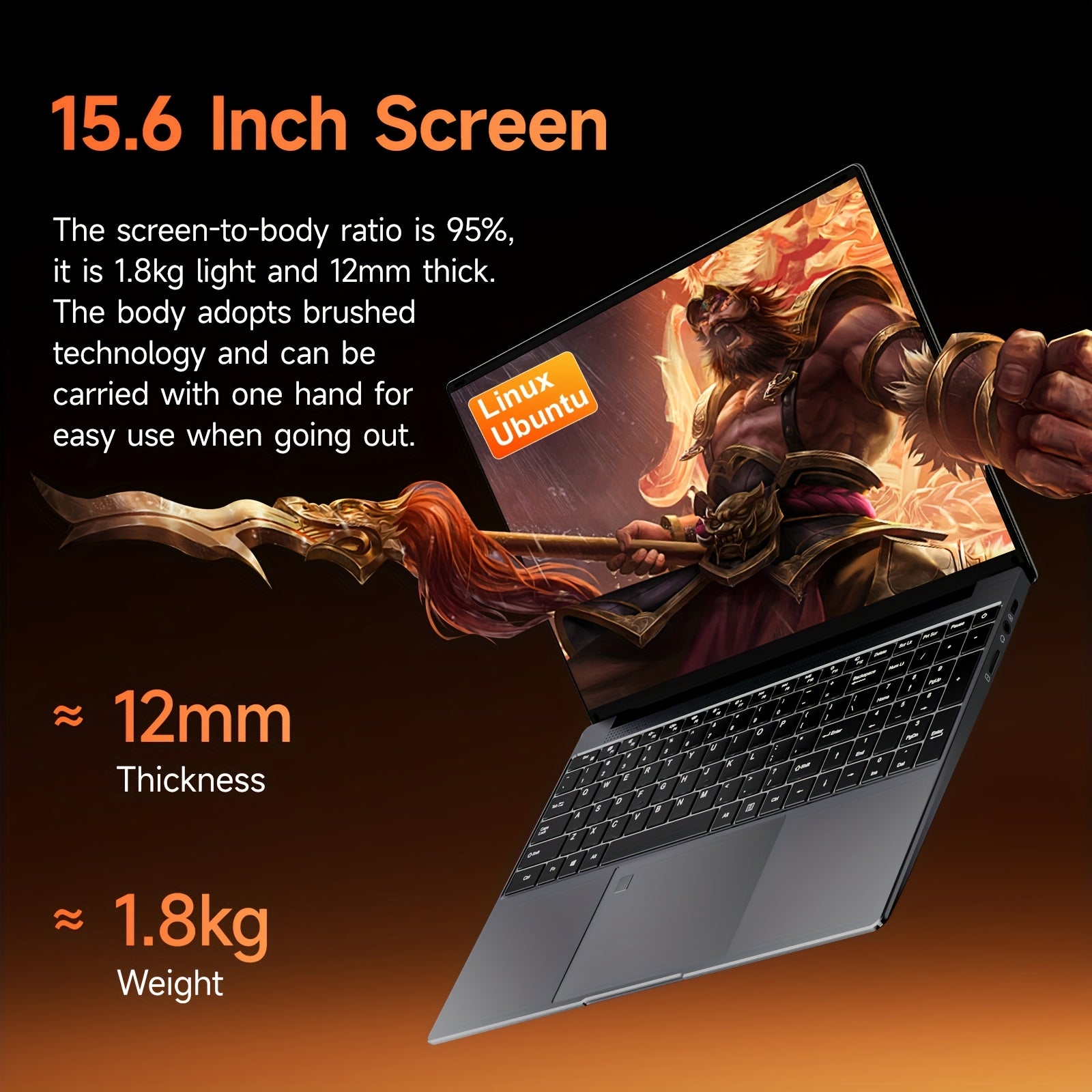SUXI 15.6 Smart Laptop - 16GB RAM, 256GB SSD