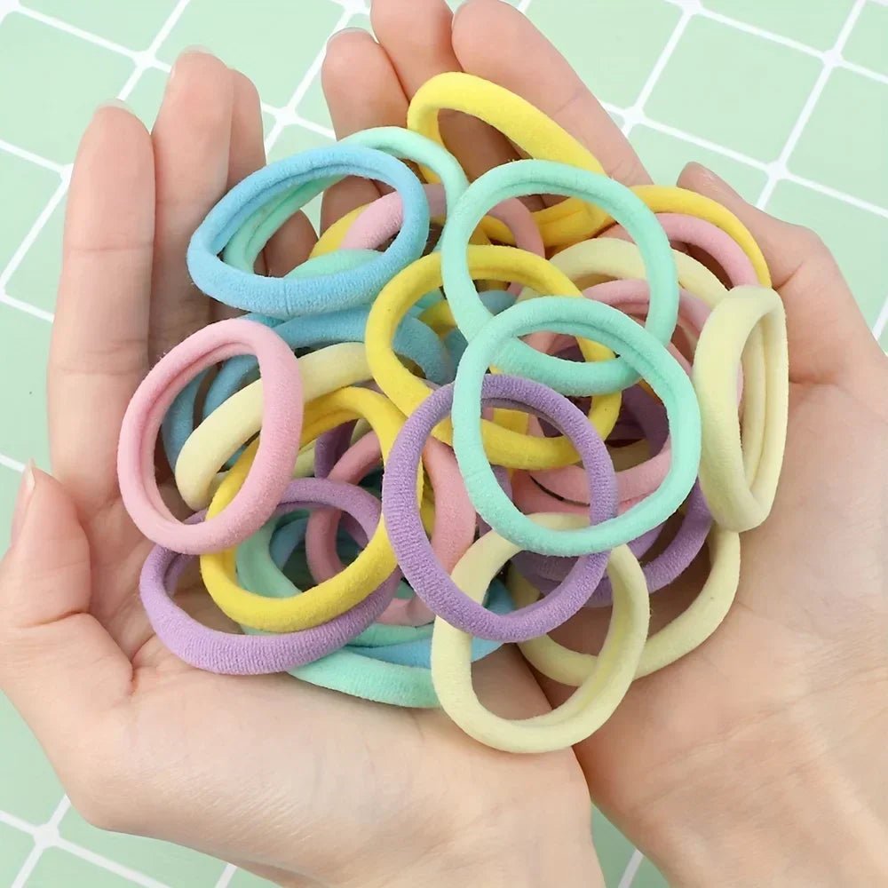 100 Bandes de Cheveux Souples pour Petites Filles - Accessoires - Zone shopping