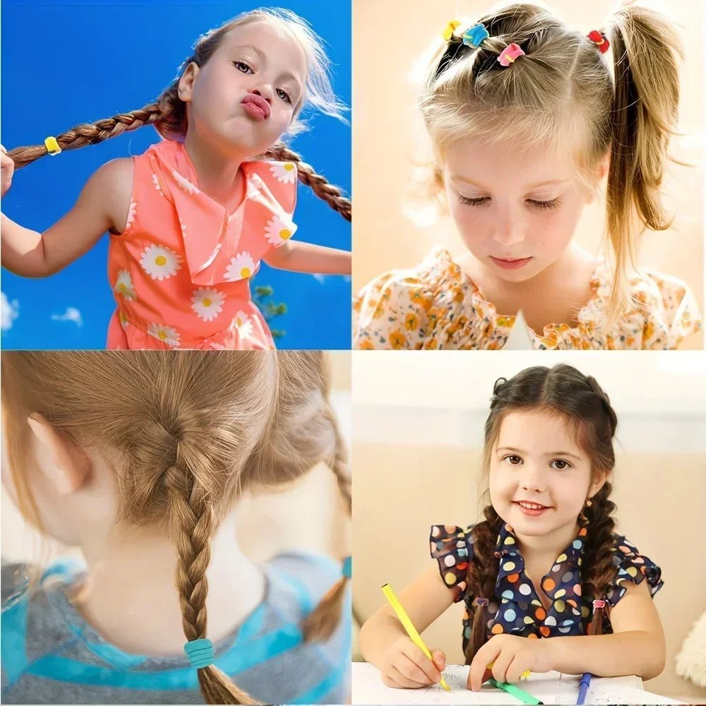 100 Bandes de Cheveux Souples pour Petites Filles - Accessoires - Zone shopping