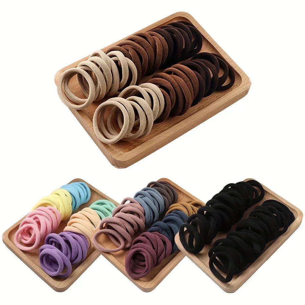 100 Bandes de Cheveux Souples pour Petites Filles - Accessoires - Zone shopping