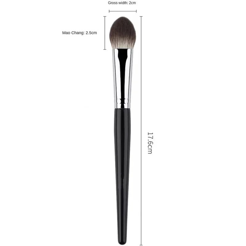 1/2 pièces coeur de pêche fard à joues brosse poudre Blush crème liquide Blush pinceaux de maquillage plat petit précis Blush brosse outils de maquillage - Zone shopping