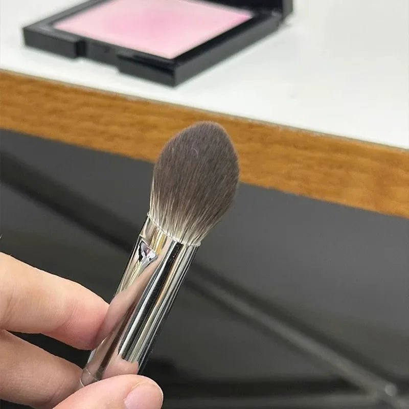 1/2 pièces coeur de pêche fard à joues brosse poudre Blush crème liquide Blush pinceaux de maquillage plat petit précis Blush brosse outils de maquillage - Zone shopping