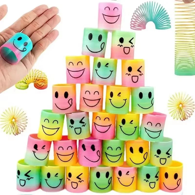 12/180 pièces Mini arc - en - ciel ressorts magiques jouets enfants fête d'anniversaire faveur cadeaux Souvenir maternelle invité Pinata remplissage - Zone shopping