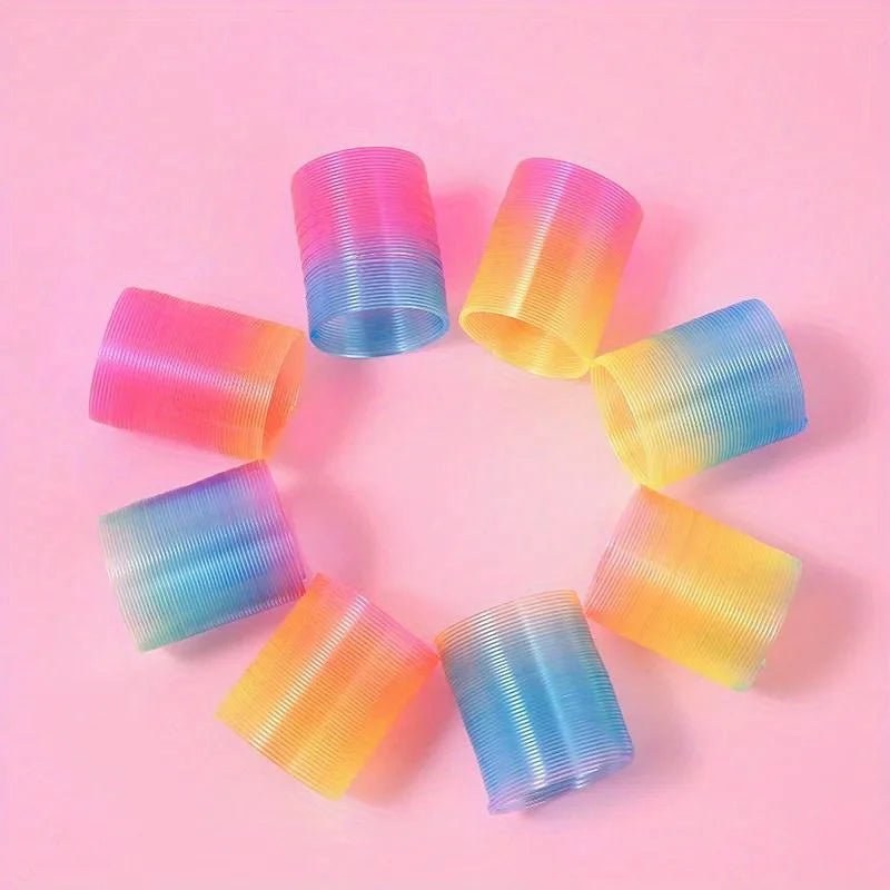 12/180 pièces Mini arc - en - ciel ressorts magiques jouets enfants fête d'anniversaire faveur cadeaux Souvenir maternelle invité Pinata remplissage - Zone shopping