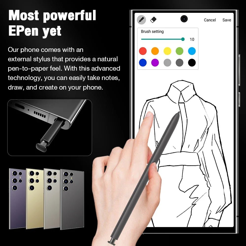 2025 S26 Ultra Smartphone 7.3 Android 5G Débloqué Double SIM - Zone shopping