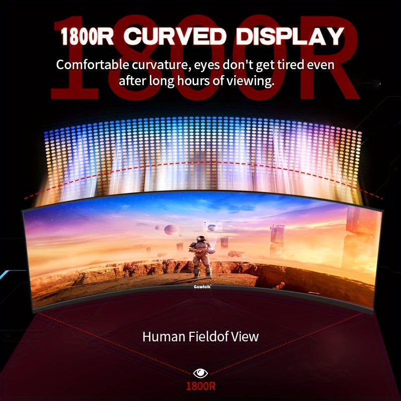 Écran incurvé GAWFOLK 27 100Hz Full HD 1800R