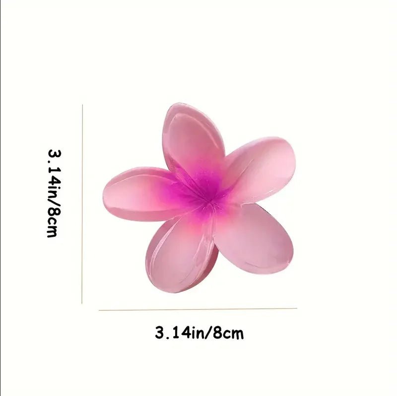 4 Grandes Pinces à Cheveux Fleurs Bohème - Accessoires Mode Femme - Zone shopping