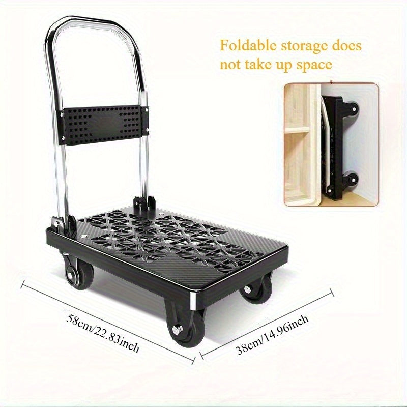 OmniFold Heavy-Duty Cart: Versatile & Space-Saving Dolly