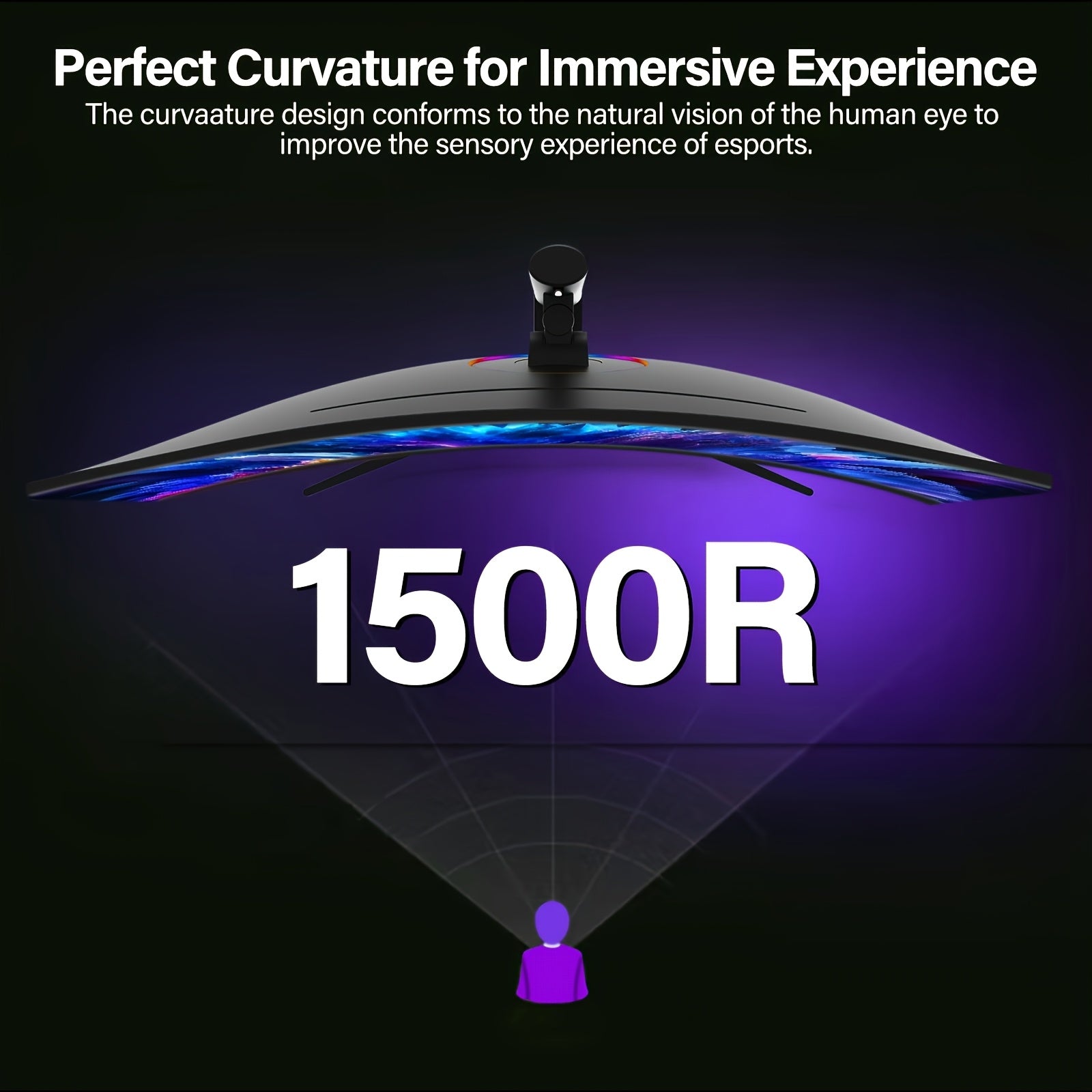 Gawfolk 34 Ultrawide Curved Gaming Monitor 165Hz