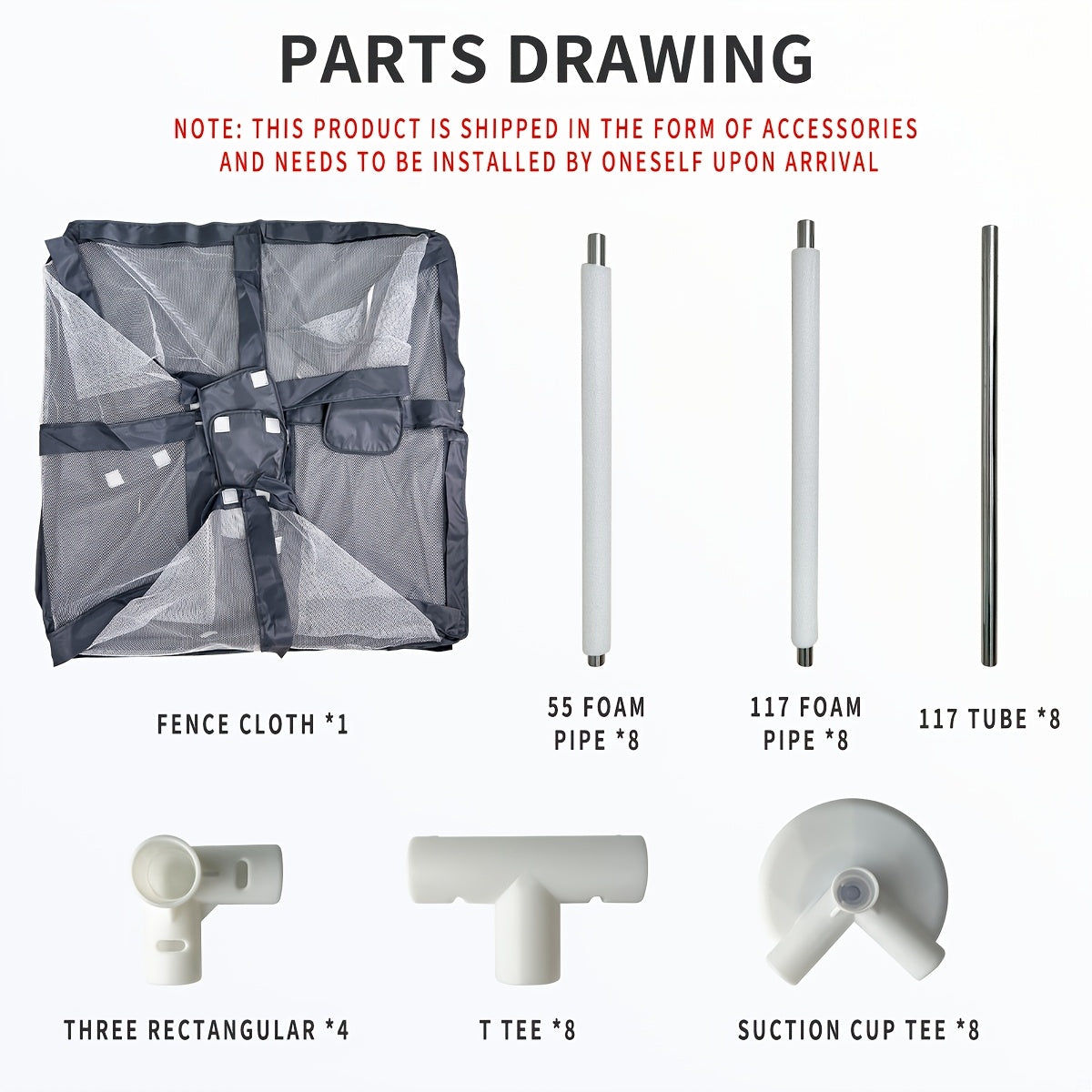 COCHILDOR Indoor Climbing & Crawling Safety Fence