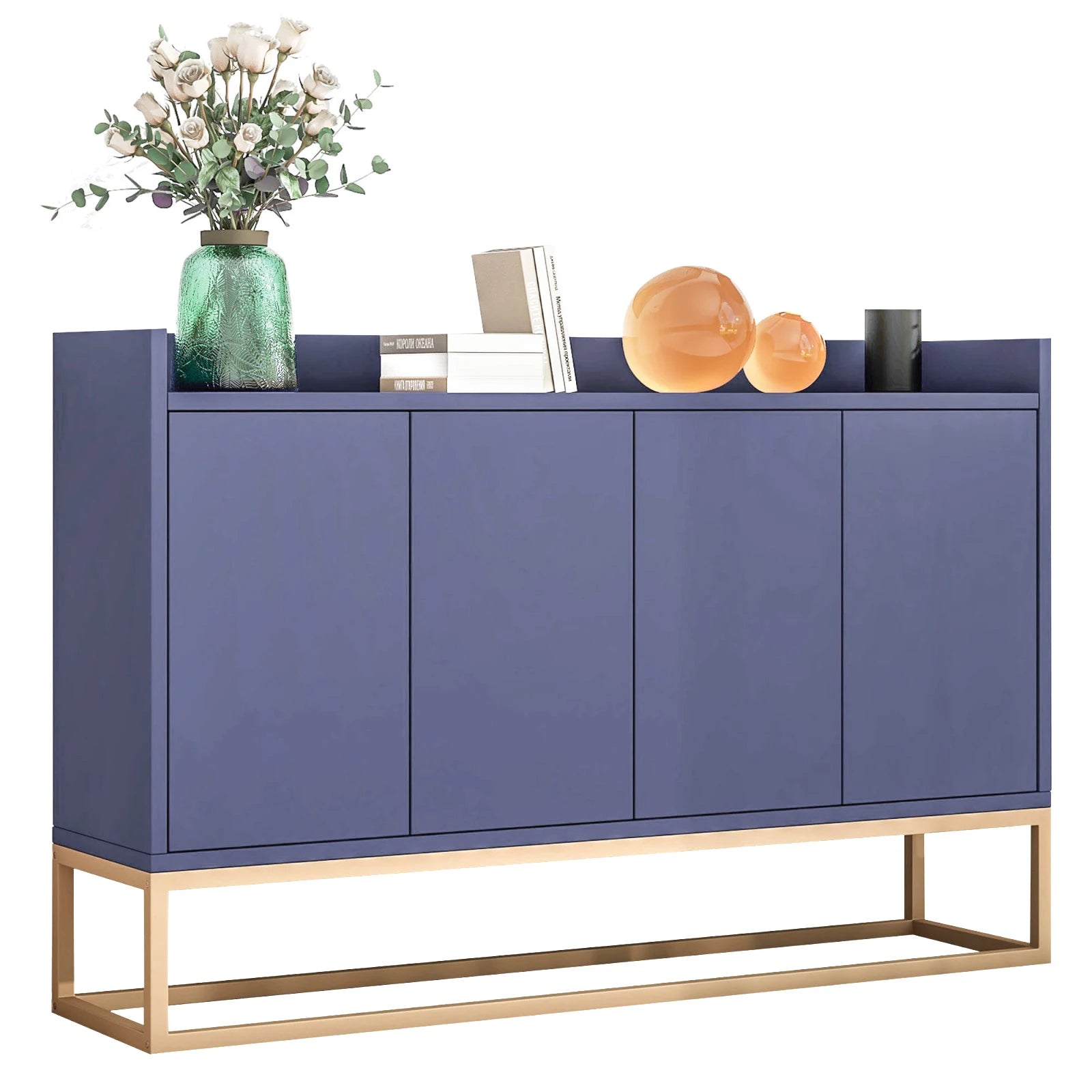 Buffet Élégance 4 Portes - Rangement Moderne 120 cm