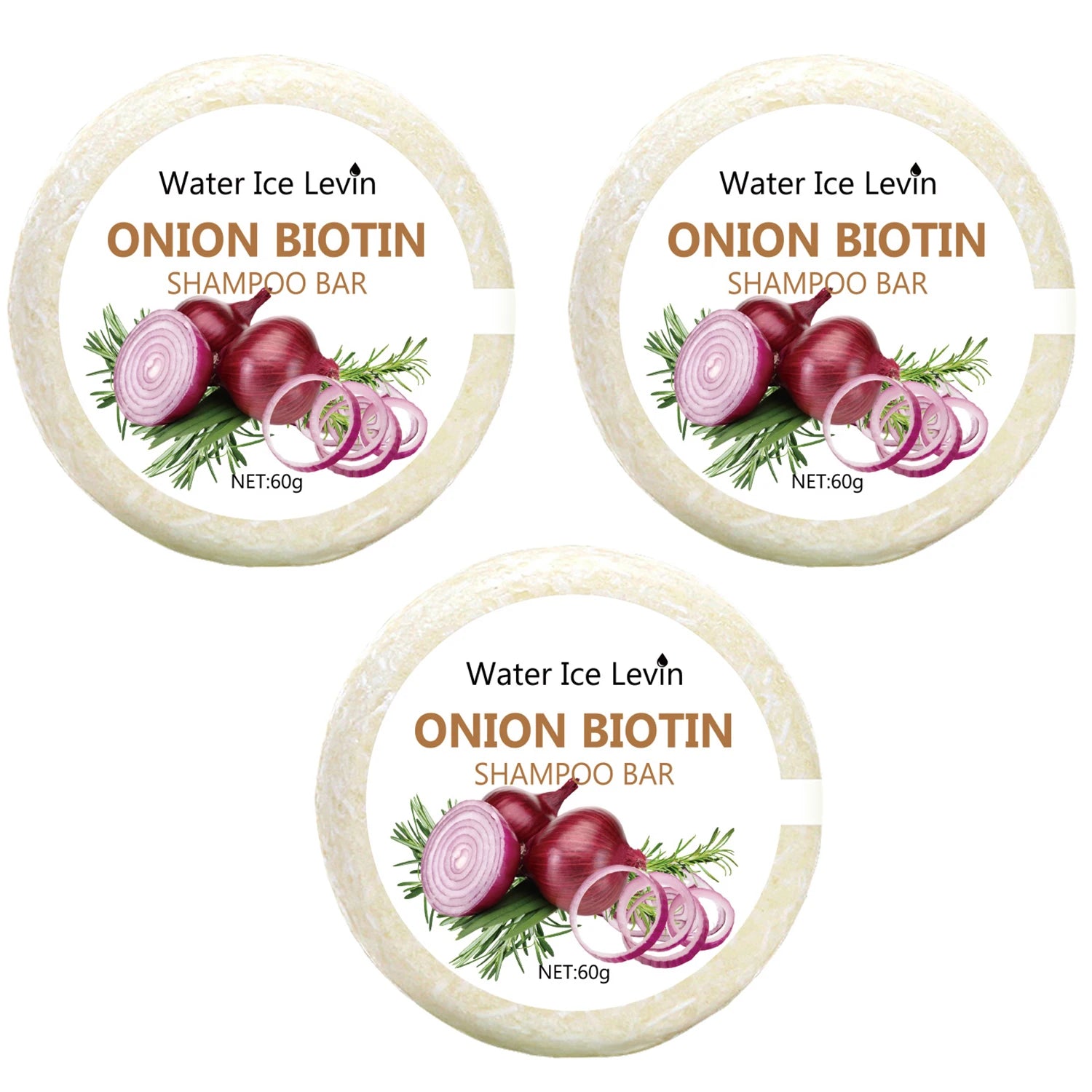 Onion & Biotin Shampoo Bar - Hydrating & Smoothing