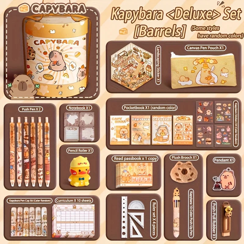 Capybara Créatif - Papeterie Enchantée