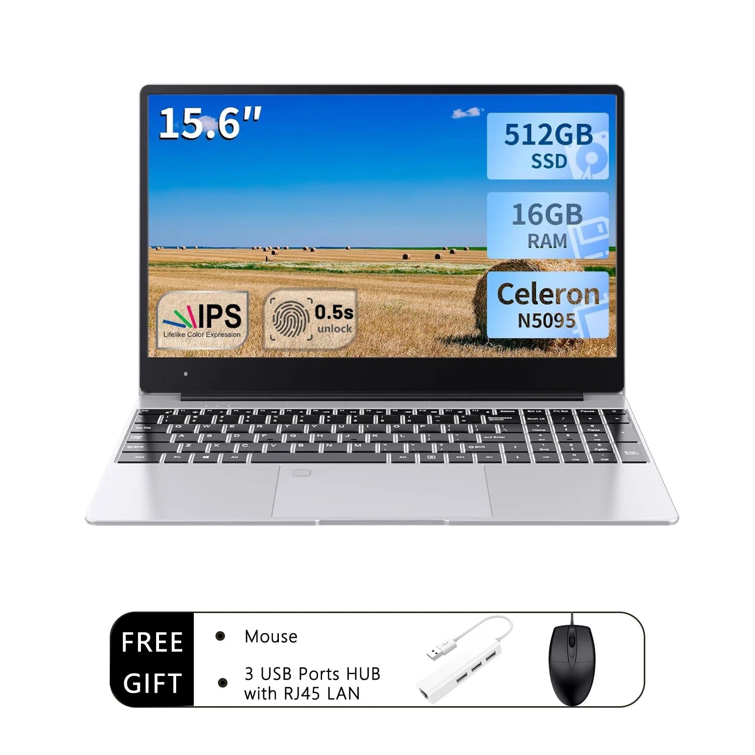 UltraBook 15.6 Intel N5095 16GB SSD