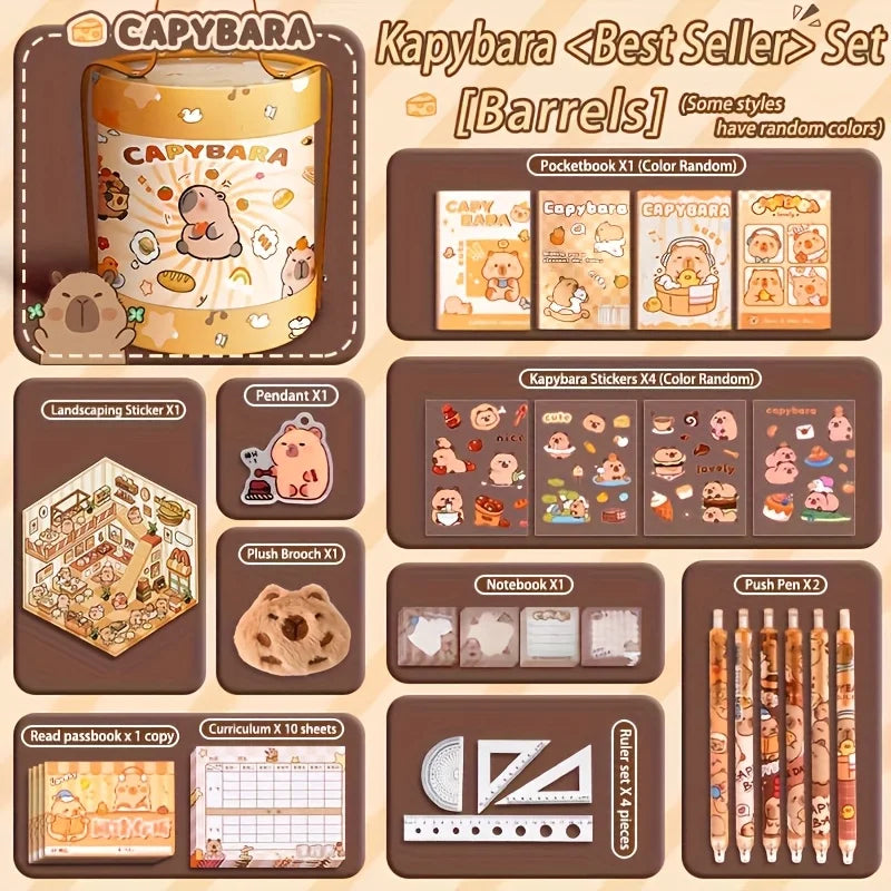 Capybara Créatif - Papeterie Enchantée