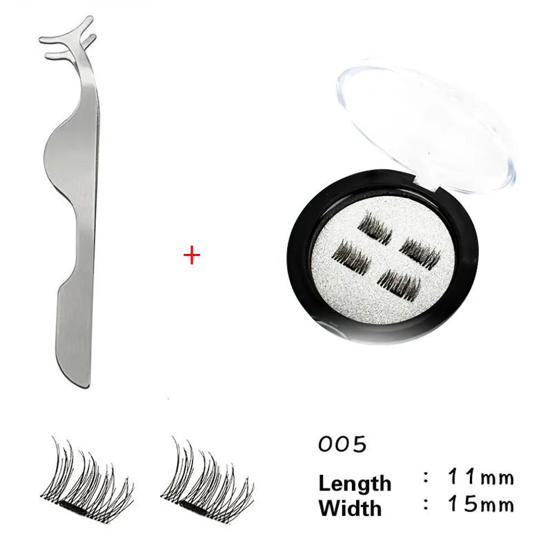 Cils Magnétiques 3D - Ensemble de 4 Aimants Naturels