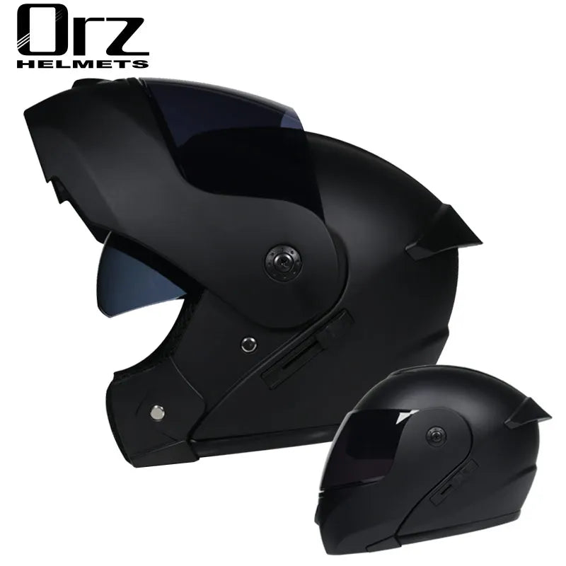 Orz Modular DOT Motorcycle Helmet with Dual Visor