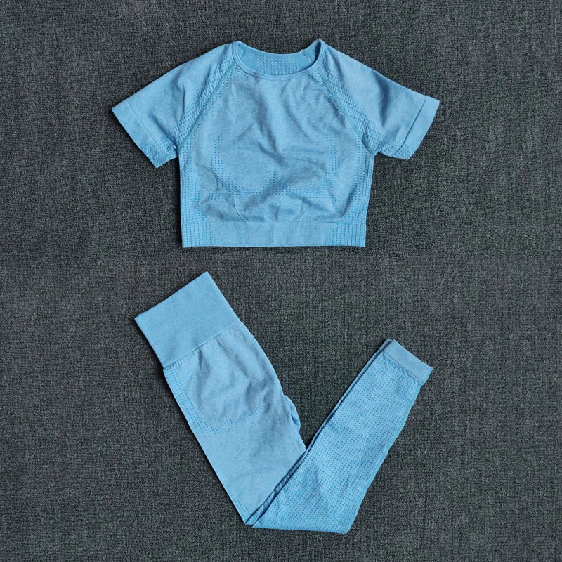 Ensemble Yoga Femme Sans Couture Élégance