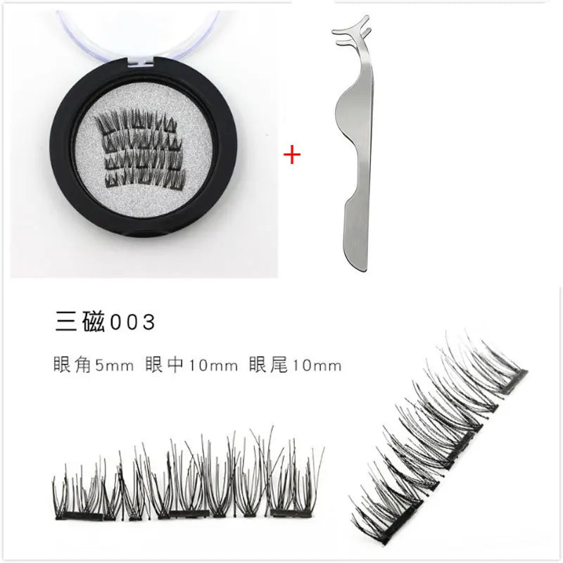Cils Magnétiques 3D - Ensemble de 4 Aimants Naturels