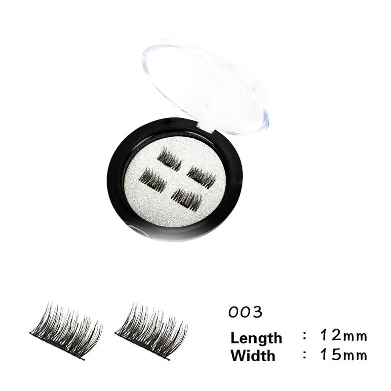 Cils Magnétiques 3D - Ensemble de 4 Aimants Naturels