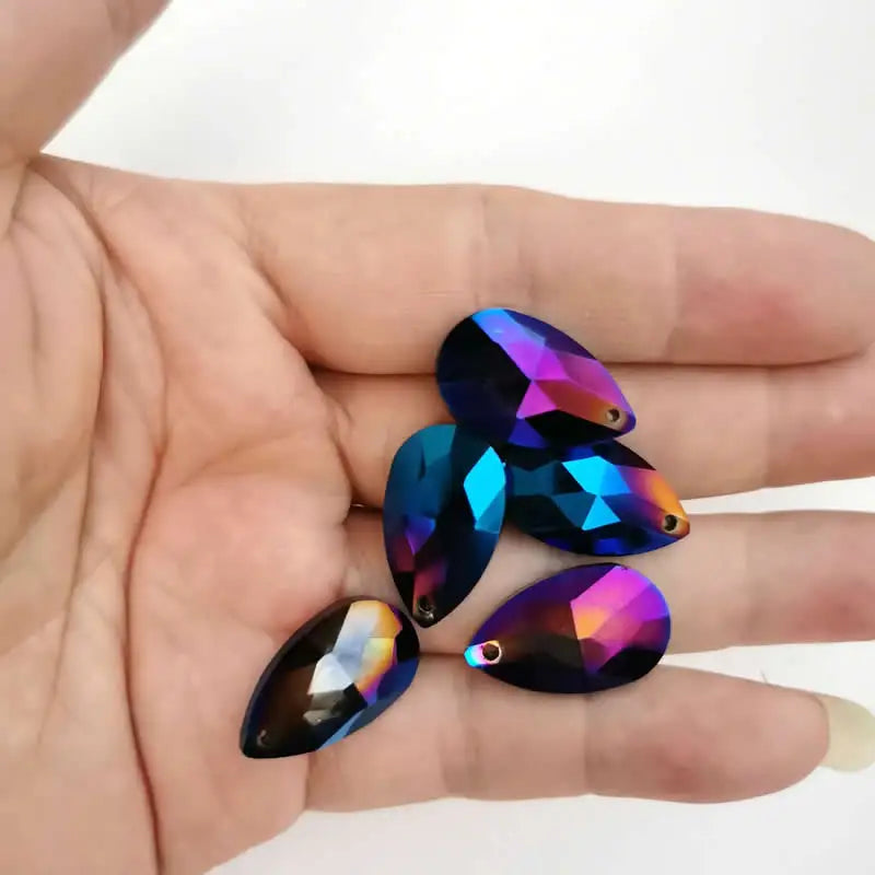 Gouttes de Verre à Facettes DIY