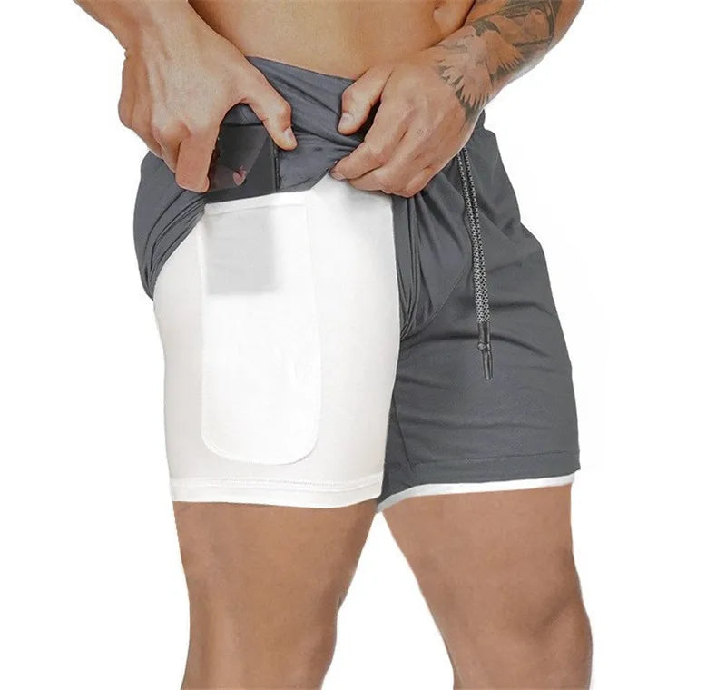 Shorts Sportifs 2 en 1 KAIERKANG