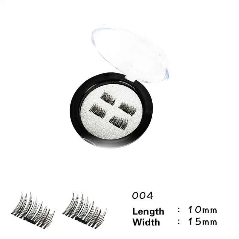 Cils Magnétiques 3D - Ensemble de 4 Aimants Naturels