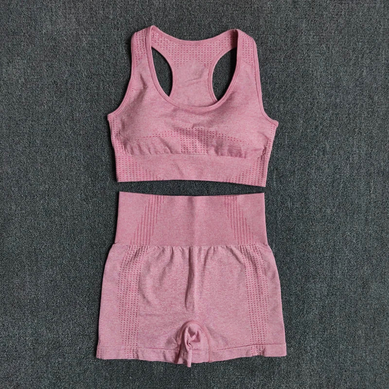 Ensemble Yoga Femme Sans Couture Élégance