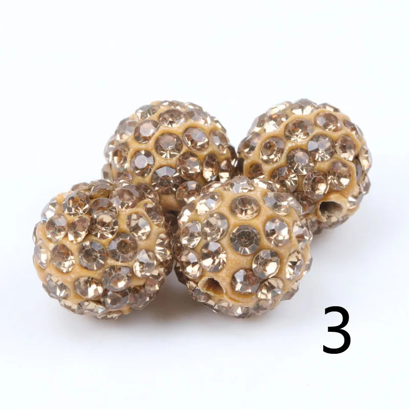 Perles Cristal 10mm - 33 Couleurs DIY