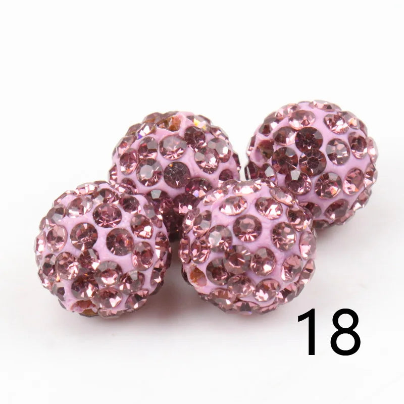 Perles Cristal 10mm - 33 Couleurs DIY