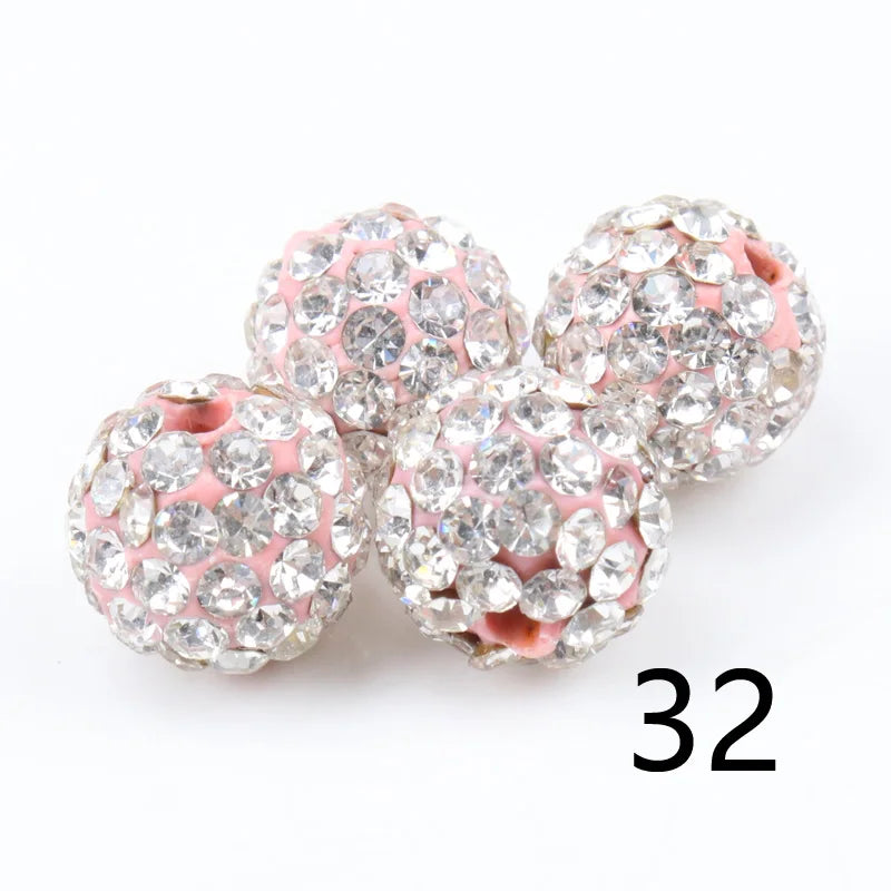 Perles Cristal 10mm - 33 Couleurs DIY