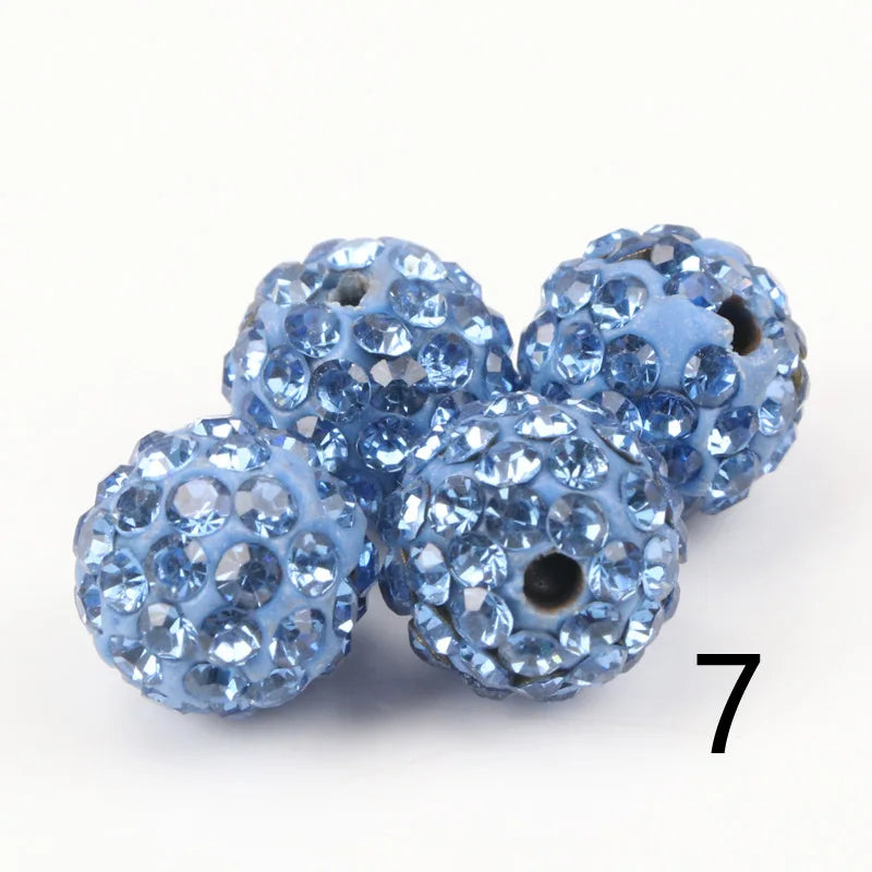 Perles Cristal 10mm - 33 Couleurs DIY