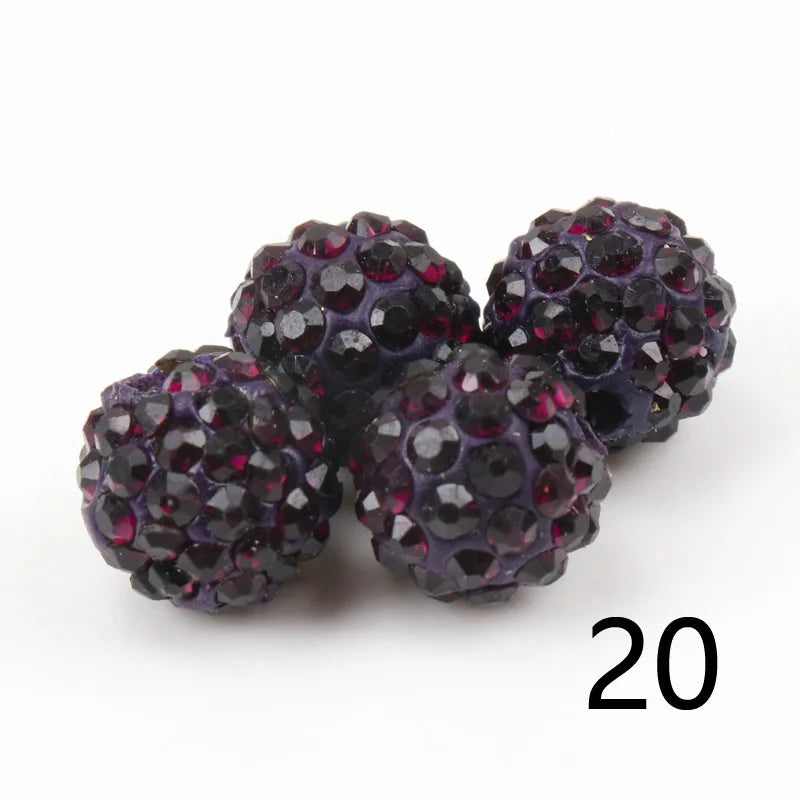 Perles Cristal 10mm - 33 Couleurs DIY