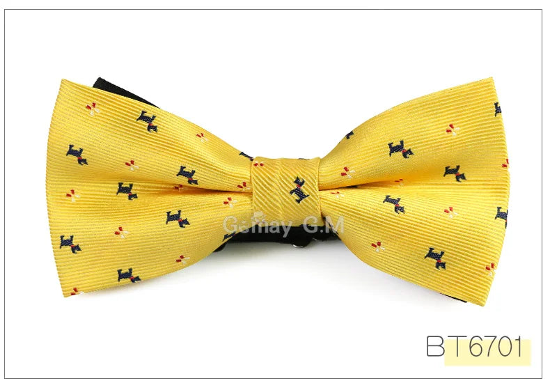 Floral Animal Bow Tie for Men - Stylish Casual Wear