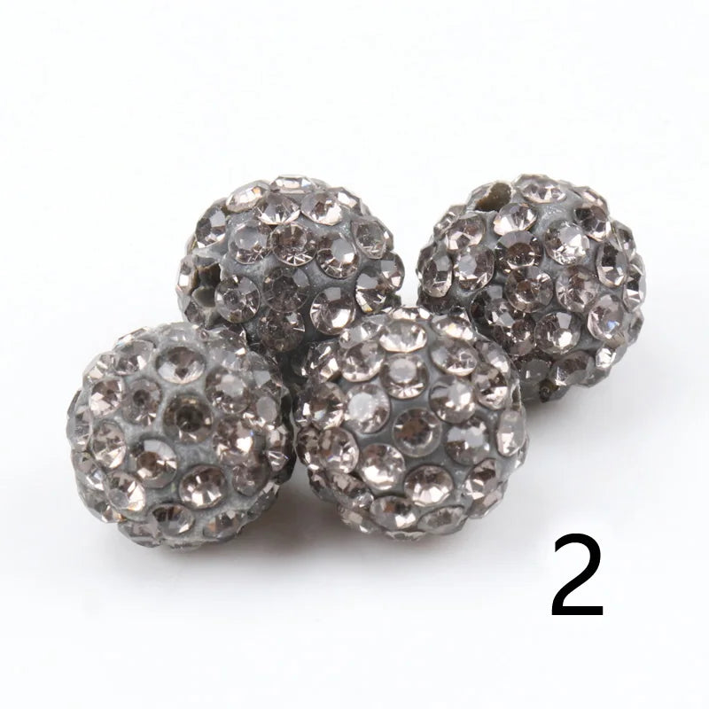 Perles Cristal 10mm - 33 Couleurs DIY