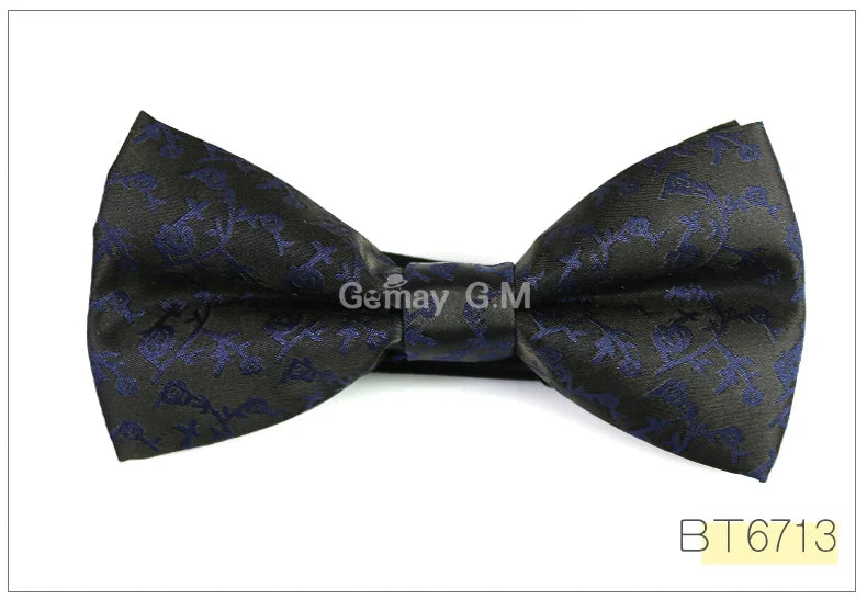 Floral Animal Bow Tie for Men - Stylish Casual Wear