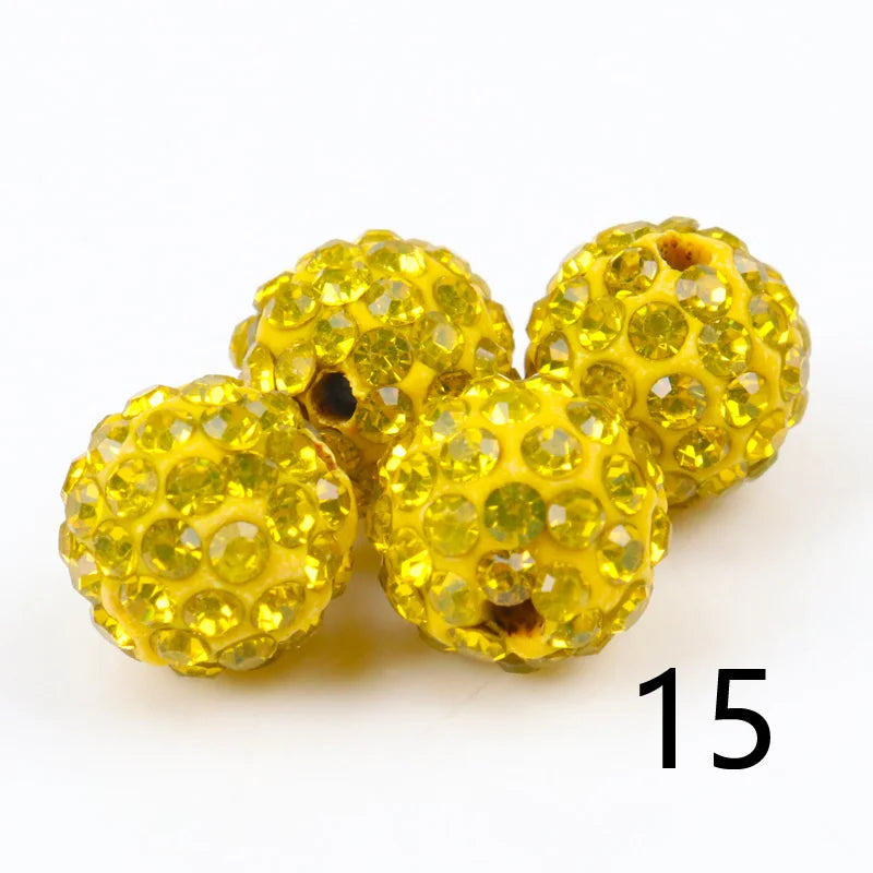 Perles Cristal 10mm - 33 Couleurs DIY