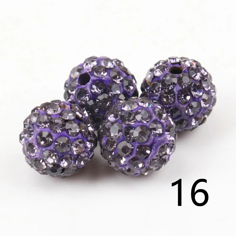 Perles Cristal 10mm - 33 Couleurs DIY
