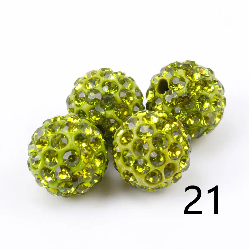 Perles Cristal 10mm - 33 Couleurs DIY