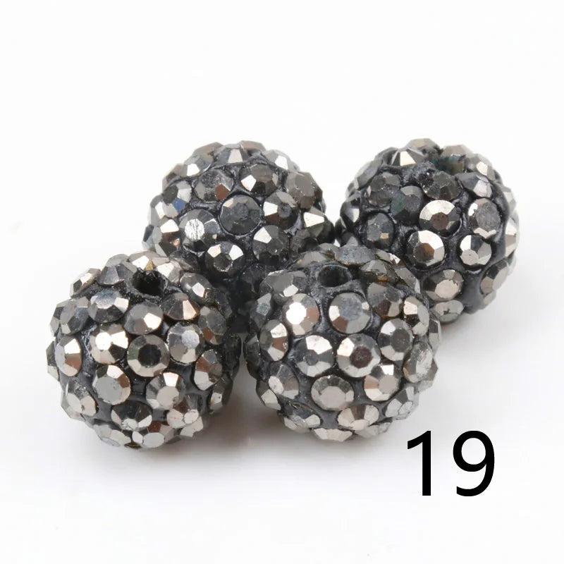 Perles Cristal 10mm - 33 Couleurs DIY