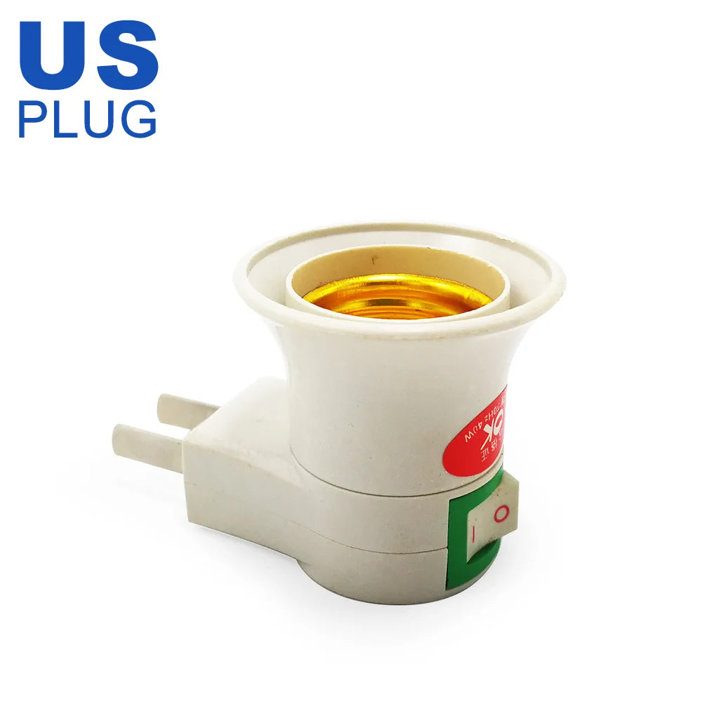 Support Mural E27 avec Interrupteur LED intégré