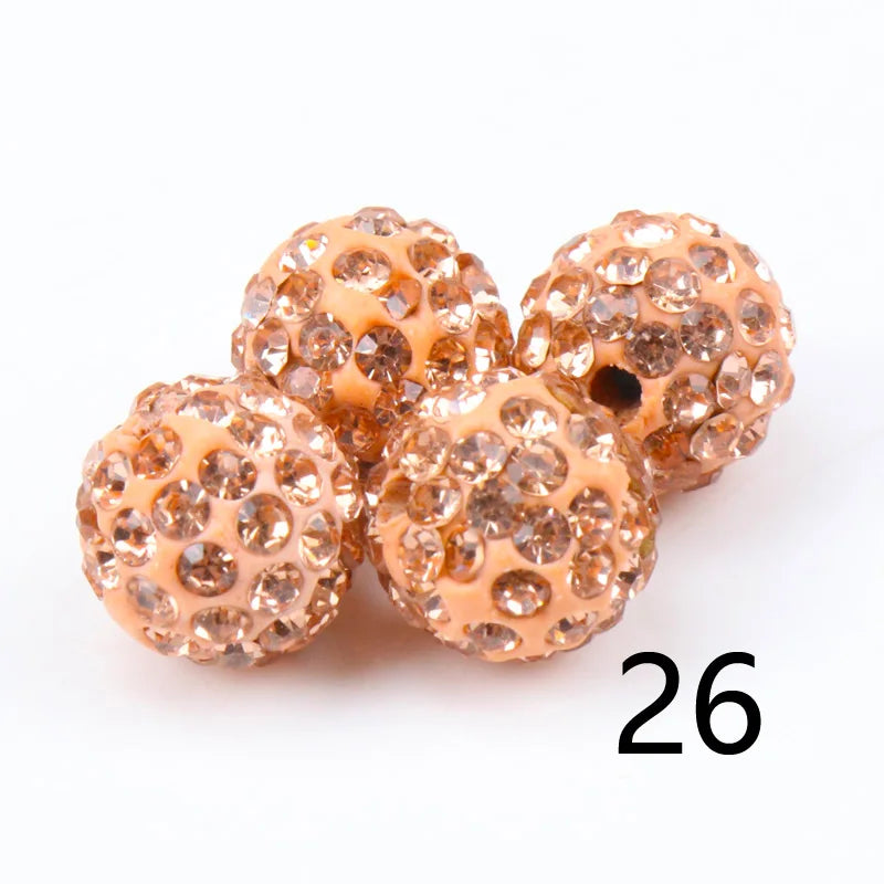 Perles Cristal 10mm - 33 Couleurs DIY