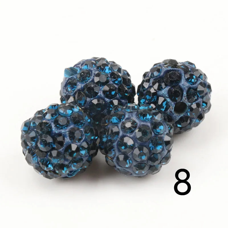 Perles Cristal 10mm - 33 Couleurs DIY