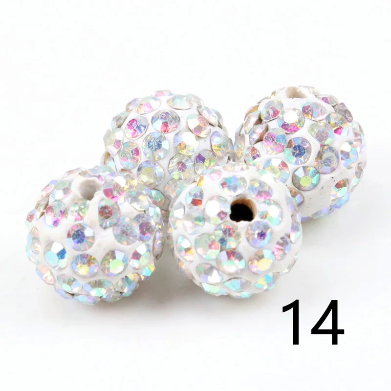 Perles Cristal 10mm - 33 Couleurs DIY