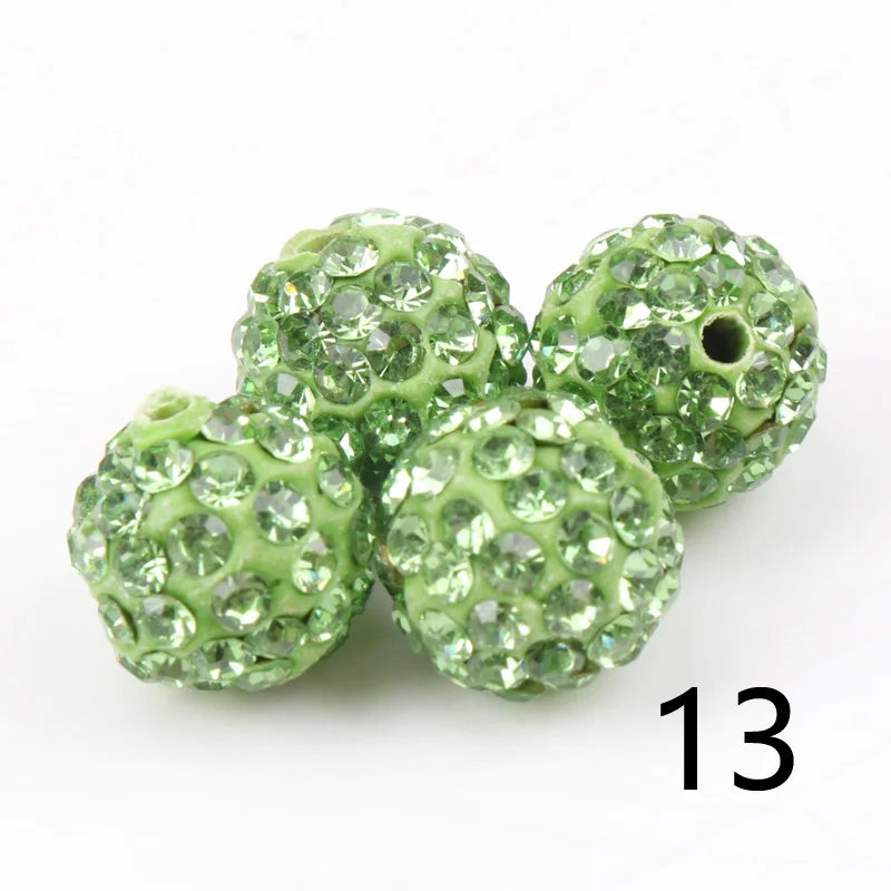 Perles Cristal 10mm - 33 Couleurs DIY