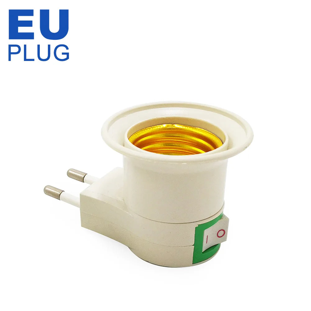 Support Mural E27 avec Interrupteur LED intégré