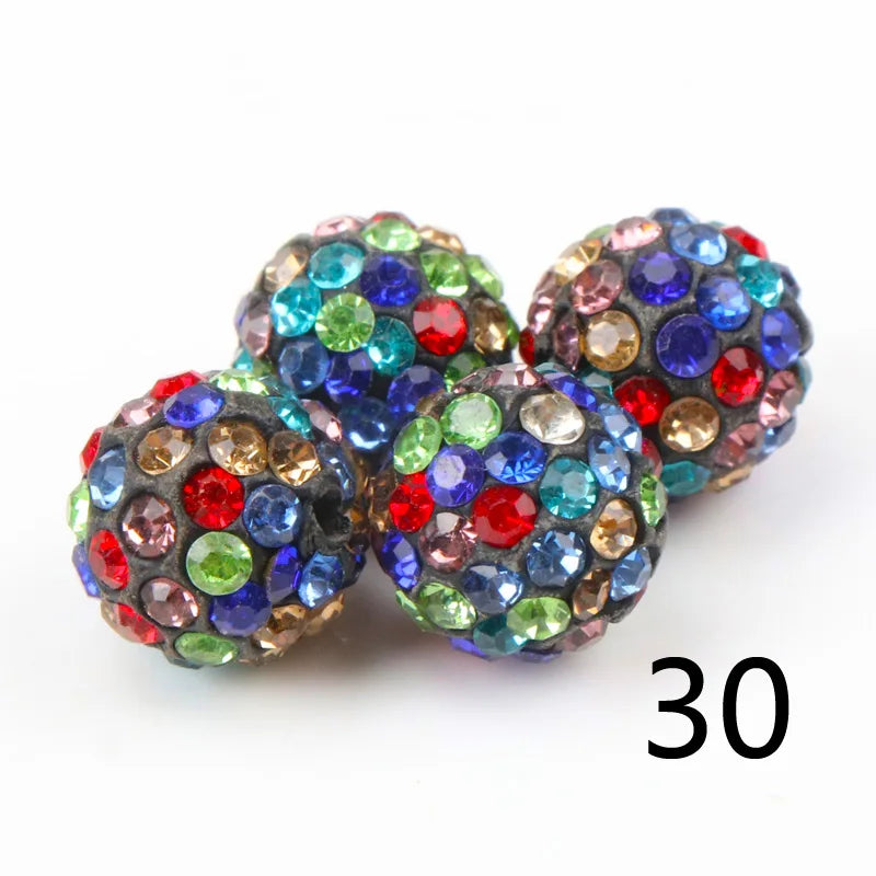 Perles Cristal 10mm - 33 Couleurs DIY