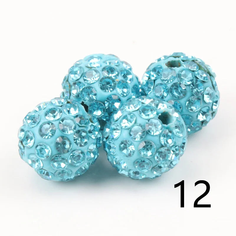 Perles Cristal 10mm - 33 Couleurs DIY